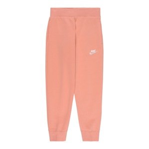 Nike Sportswear Nohavice  biela / lososová
