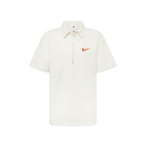 Nike Sportswear Tričko  svetlosivá / oranžová