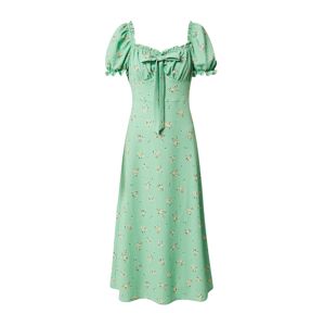 Dorothy Perkins Šaty  svetlozelená / trávovo zelená / krémová / žltá / biela