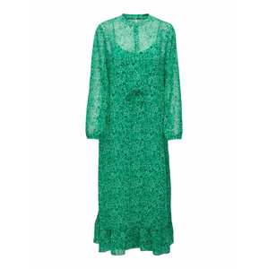 ONLY Košeľové šaty 'LUCIA DITZY'  zelená / čierna / biela