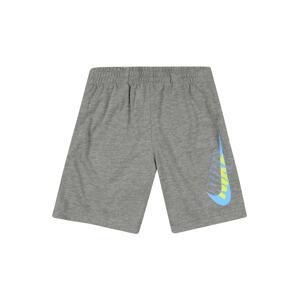 Nike Sportswear Nohavice  sivá melírovaná / žltá / tyrkysová