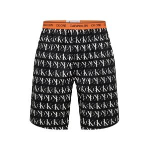 Calvin Klein Underwear Pyžamové nohavice  čierna / biela / oranžová