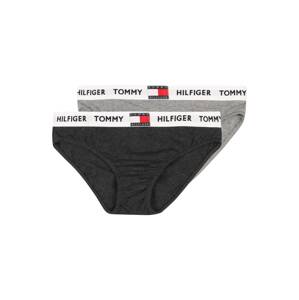 Tommy Hilfiger Underwear Nohavičky  svetlosivá / tmavosivá / červená / biela