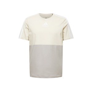 ADIDAS PERFORMANCE Funkčné tričko  béžová / sivá / biela / olivová
