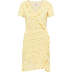 MYMO Letné šaty  zlatá žltá / pastelovo žltá / biela