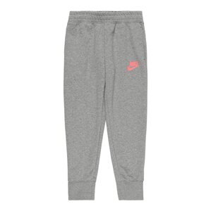 Nike Sportswear Nohavice  sivá melírovaná / pitaya