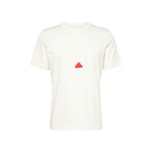 ADIDAS PERFORMANCE Funkčné tričko  biela / homárová / čierna