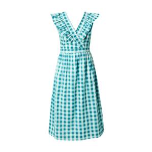 Compania Fantastica Letné šaty 'Vestido'  modrá / vodová / biela ako vlna