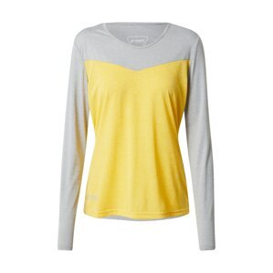 Maier Sports Funkčné tričko 'Bjordal'  žltá / svetlosivá