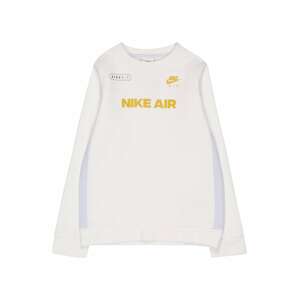 Nike Sportswear Mikina  biela / čierna / žltá / opálová