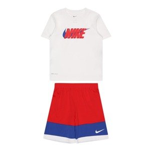 Nike Sportswear Set  modrá / červená / tmavočervená / biela
