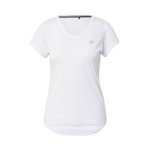 FILA Funkčné tričko  svetlosivá / biela