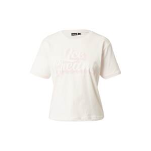LMTD Tričko 'HALIBU'  ružová / svetloružová / biela