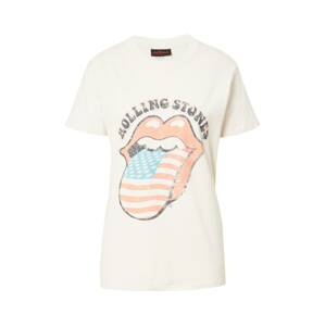 Cotton On Tričko 'Rolling Stones'  svetlomodrá / antracitová / broskyňová / šedobiela