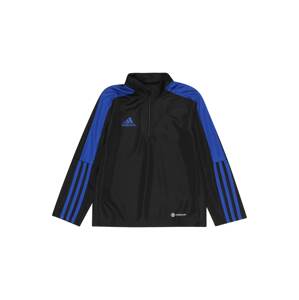 ADIDAS PERFORMANCE Športová bunda 'Tiro'  čierna / kráľovská modrá