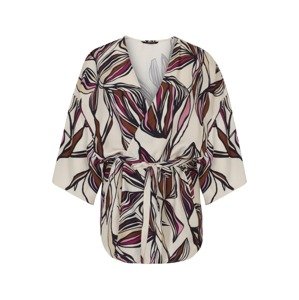 COMMA Kimono  krémová / tmavomodrá / hnedá / fialová