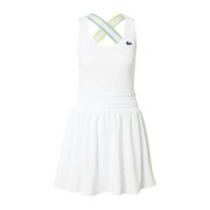 Lacoste Sport Športové šaty  biela / svetlozelená / svetložltá