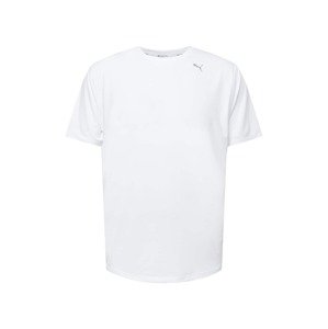 PUMA Funkčné tričko  sivá / biela