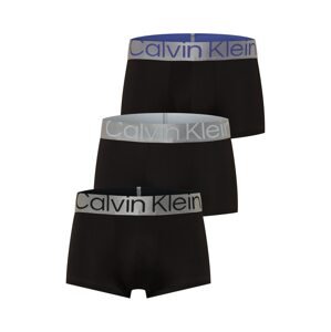 Calvin Klein Underwear Boxerky  čierna / striebornosivá / pastelovo modrá / modrá