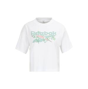 Reebok Sport Funkčné tričko 'Quirky'  modrá / zelená / ružová / biela