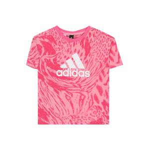 ADIDAS SPORTSWEAR Funkčné tričko  ružová / svetloružová / biela