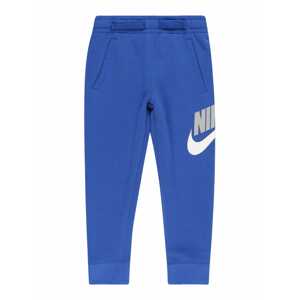 Nike Sportswear Nohavice  modrá / sivá / biela
