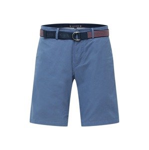 TOMMY HILFIGER Chino nohavice 'BROOKLYN'  námornícka modrá / dymovo modrá / červená / biela