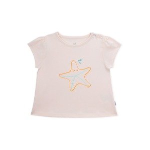 KNOT Tričko 'Starfish'  béžová / vodová / oranžová