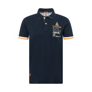 Gaastra Tričko 'JARROW'  námornícka modrá / biela / oranžová