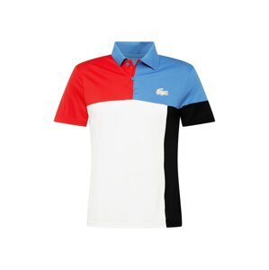 Lacoste Sport Funkčné tričko  biela / nebesky modrá / červená / čierna