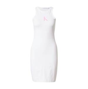 Calvin Klein Jeans Letné šaty  krémová / ružová / biela