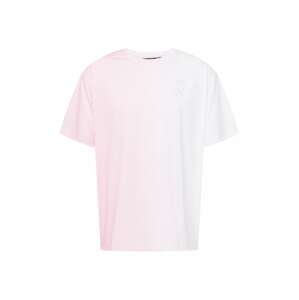 SikSilk Tričko  ružová / pastelovo ružová / biela