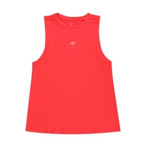 4F Funkčné tričko  oranžovo červená