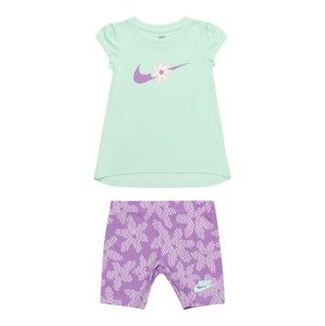 Nike Sportswear Set 'Daisy'  béžová / mätová / fialová