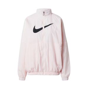 Nike Sportswear Prechodná bunda  pastelovo ružová / čierna