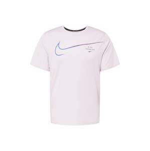 NIKE Funkčné tričko 'MILER'  ružová / modrá / farba lesného ovocia / fialová