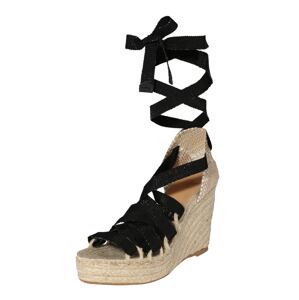 Castañer Remienkové sandále 'JORGELINA'  béžová / čierna / biela