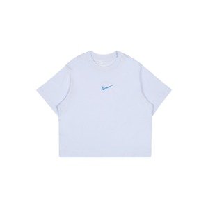 Nike Sportswear Tričko  striebornosivá / nebesky modrá