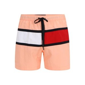 Tommy Hilfiger Underwear Plavecké šortky  broskyňová / červená / biela / čierna