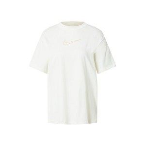Nike Sportswear Tričko  svetložltá / biela