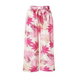ZABAIONE Plisované nohavice 'Maya'  béžová / krémová / ružová / pitaya