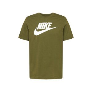 Nike Sportswear Tričko  trstinová / biela melírovaná