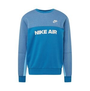 Nike Sportswear Mikina  dymovo modrá / nebesky modrá / biela
