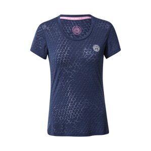 BIDI BADU Funkčné tričko 'Bineta''  námornícka modrá / ružová / biela