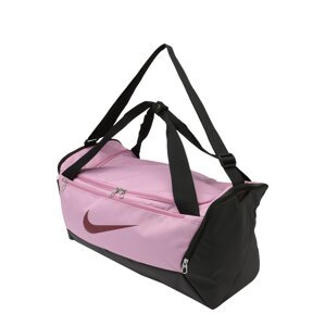NIKE Športová taška  ružová / čierna
