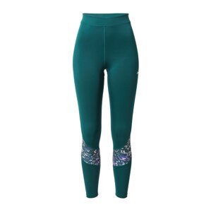 Reebok Športové nohavice 'Modern Safari'  tmavozelená / modrofialová / svetloružová
