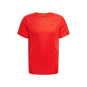 Reebok Sport Funkčné tričko  červená / čierna