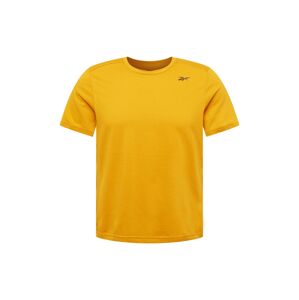 Reebok Funkčné tričko  žltá / čierna