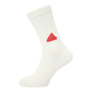 ADIDAS PERFORMANCE Športové ponožky  červená / biela