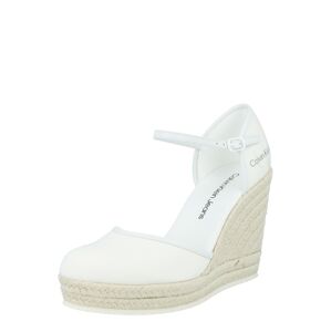 Calvin Klein Jeans Remienkové sandále  biela
